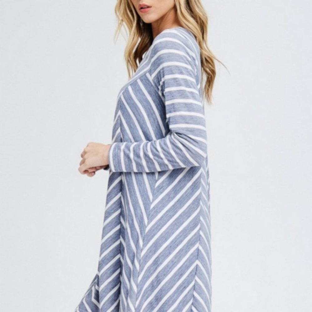 MUST GO, SALE ENDS 12/28 Crescent Chevron Dress - Picture 2 of 3
